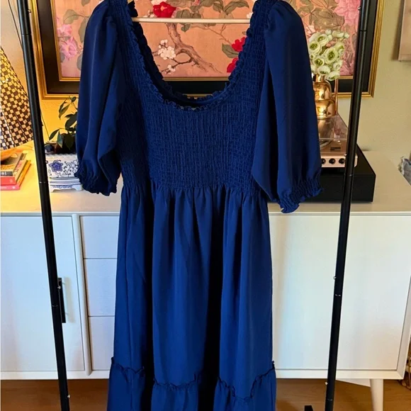 Hill House Louisa (Navy Blue Crepe) XXL/2X - Like New! 💙💙💙 - Picture 1 of 7